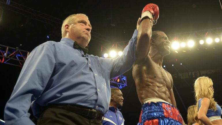 Jamel Herring couldn’t have picked a better day to win the WBO junior lightweight title