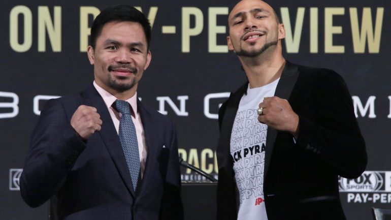 Manny Pacquiao: ‘Keith Thurman is the biggest test of my career’