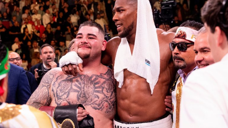 Anthony Joshua will exercise rematch clause with Andy Ruiz, says Eddie Hearn