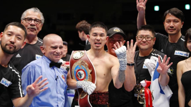 Kazuto Ioka stops Aston Palicte in 10, becomes first Japanese national to win titles in four weight classes
