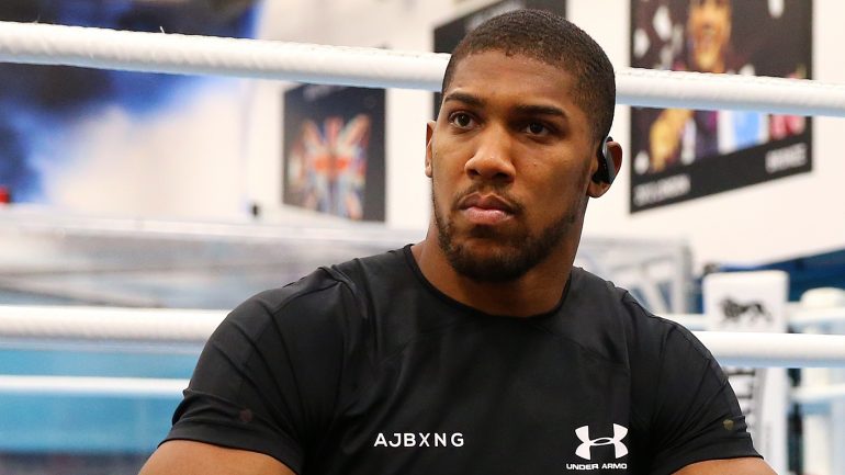 Anthony Joshua denies Eddie Hearn’s claim he’s relieved to no longer be champ