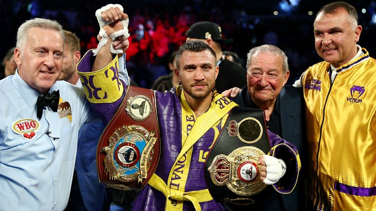 Vasiliy Lomachenko takes aim at undisputed title, Bob Arum hails him as ‘best technical fighter’ ever