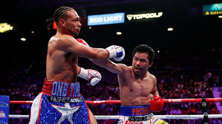 Manny Pacquiao defies time and makes history in beating Keith Thurman