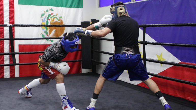 Photos: Manny Pacquiao spars 4 rounds to wrap up camp for Thurman fight