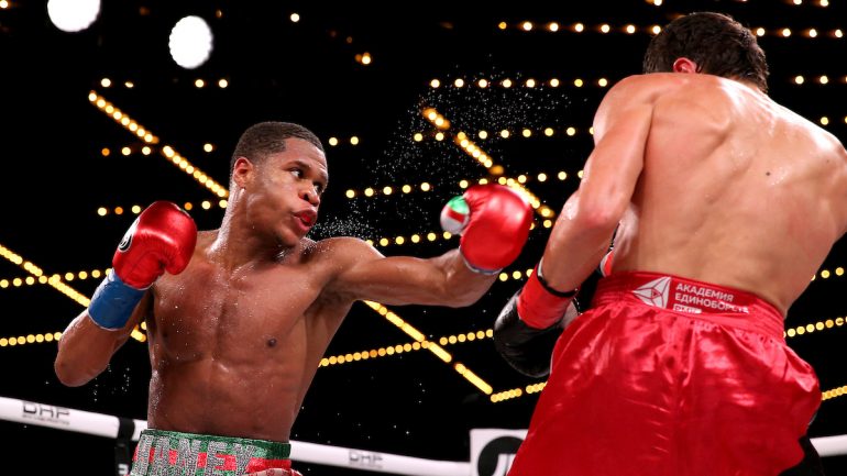 Devin Haney is a virtuoso in New York debut, stopping Zaur Abdullaev after four