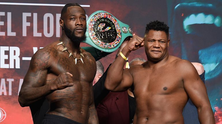 Luis Ortiz comes in at a career-low 236.5 for the Deontay Wilder rematch