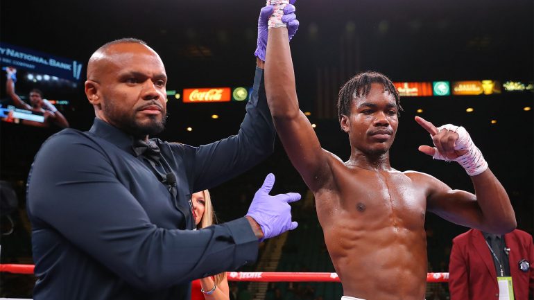 Canelo-Kovalev undercard report: Evan Holyfield wins pro debut in a flash