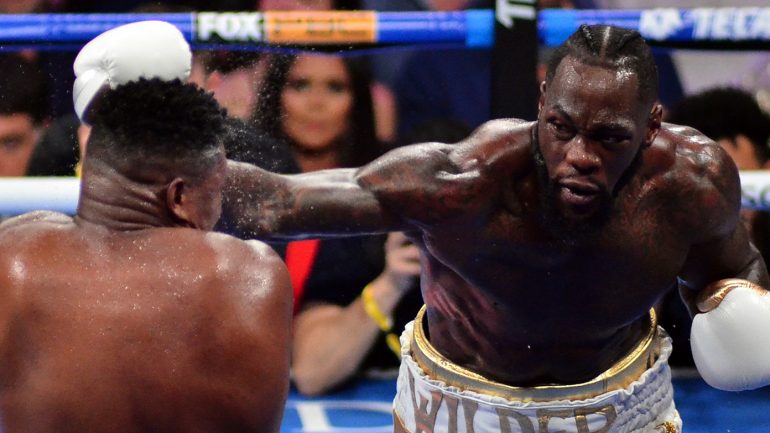 Deontay Wilder explodes on Luis Ortiz with a seventh-round KO