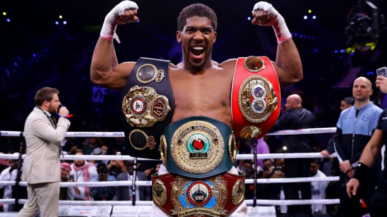 Anthony Joshua ‘would love’ unification bout with Deontay Wilder, open to Andy Ruiz Jr. trilogy