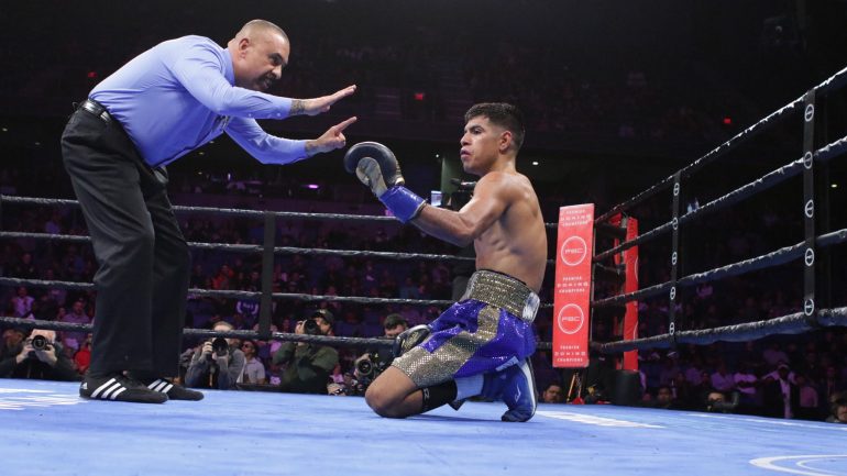 Rene Giron inflicts first defeat on 2016 Olympian Karlos Balderas, wins by sixth round KO