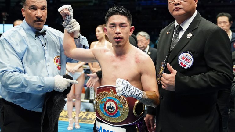 Kazuto Ioka outpoints Ryoji Fukunaga to retain WBO junior bantamweight title