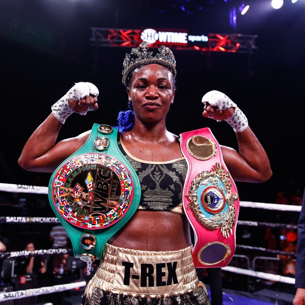 Claressa Shields makes history as the fastest fighter to win titles in ...

