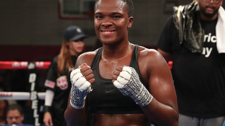 After rejuvenating her career as a police officer, Tiara Brown has done the same in boxing