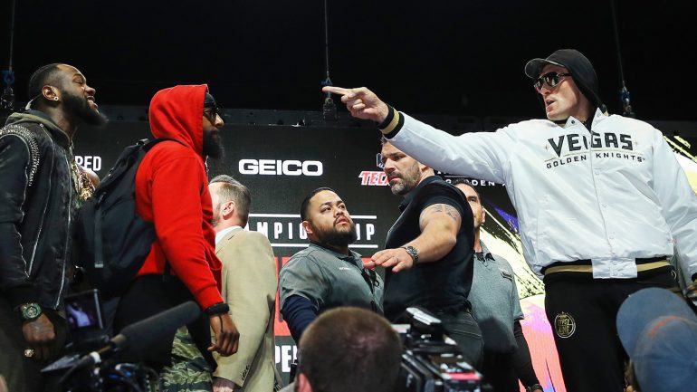 Deontay Wilder and Tyson Fury drop the pleasantries at final presser
