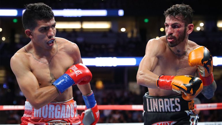Jorge Linares drops Carlos Morales twice en route to impressive fourth-round stoppage