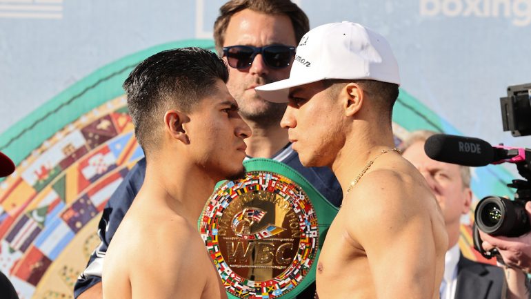 Weigh-in results and video: Mikey Garcia-Jessie Vargas and Kal Yafai-Roman Gonzalez