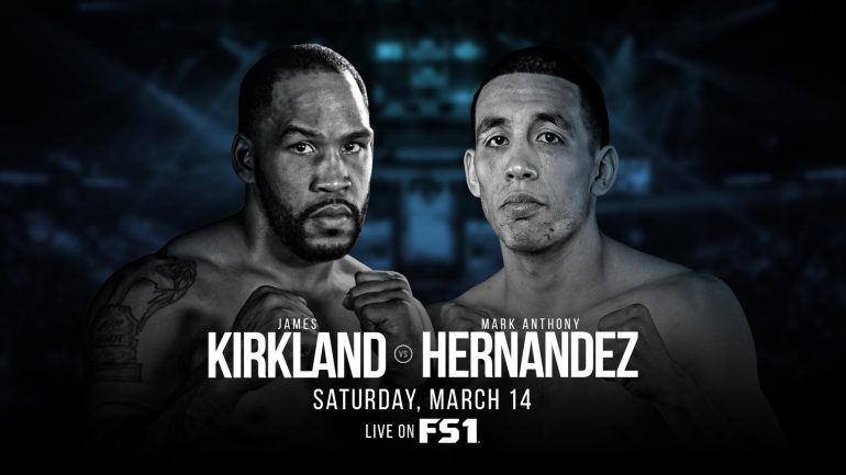 PBC: James Kirkland vs. Mark Hernandez postponed