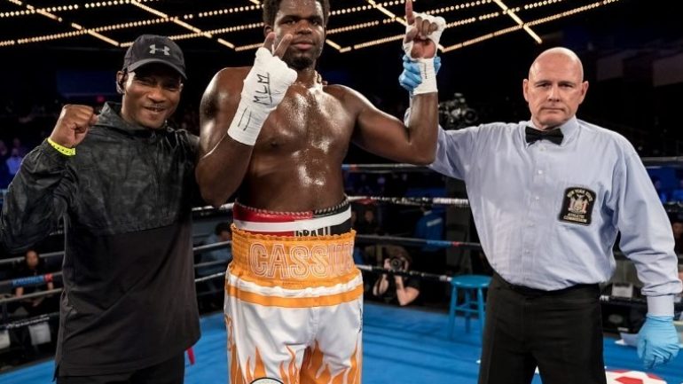 Cassius Chaney looks to gain rounds versus Shawndell Winters on Saturday night