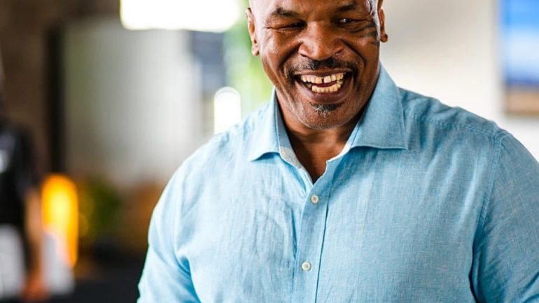Watch: Mike Tyson, 53, is still ferocious on the punch mitts