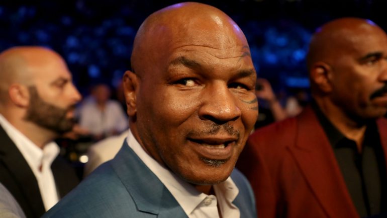 Mike Tyson declares ‘I’m back’ during ferocious training session