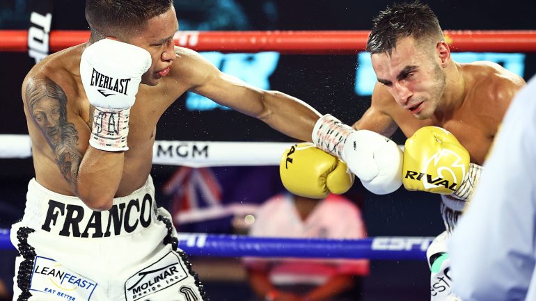Joshua Franco wants to show that first win over Andrew Moloney was no fluke