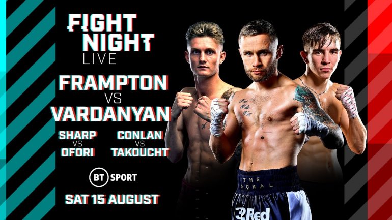 Carl Frampton and Michael Conlan doubleheader set for August 15