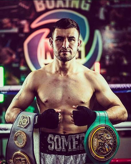 Mexicao's Santiago Dominguez is a welterweight prospect with a 22-0 mar.