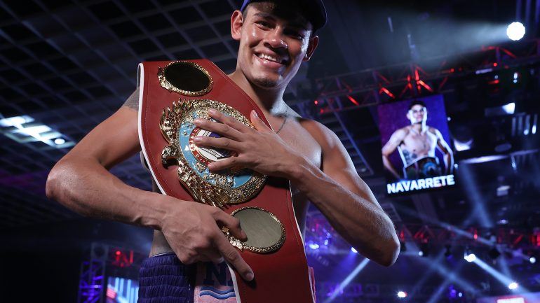 Emanuel Navarrete feels the time is right to make a statement against Oscar Valdez