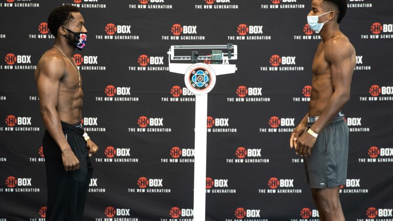 Photos: Charles Conwell, Wendy Toussaint make weight for return of ShoBox