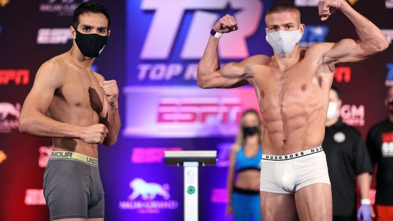 Ivan Baranchyk, Jose Zepeda make weight for junior welterweight fight