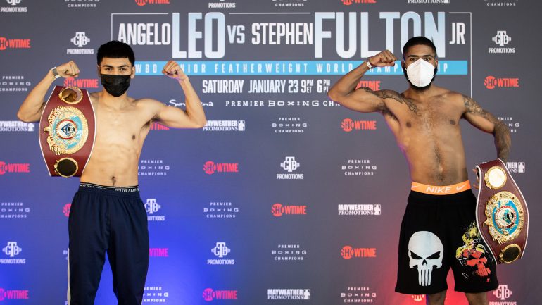 Weights From Uncasville For Showtime’s Saturday Tripleheader