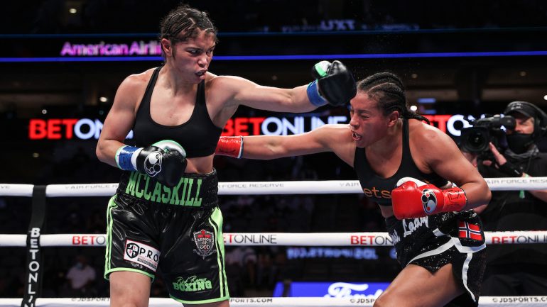 Jessica McCaskill dominated rematch with Cecila Braekhus, wins inaugural Ring women’s welterweight title