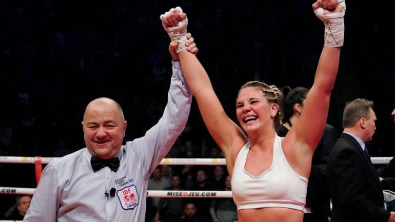 Marie-Eve Dicaire views undisputed 154-pound title bout with Claressa Shields as opportunity of a lifetime