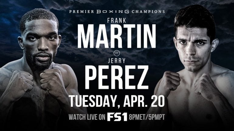 Frank Martin and Jerry Perez to clash in battle of unbeaten lightweights