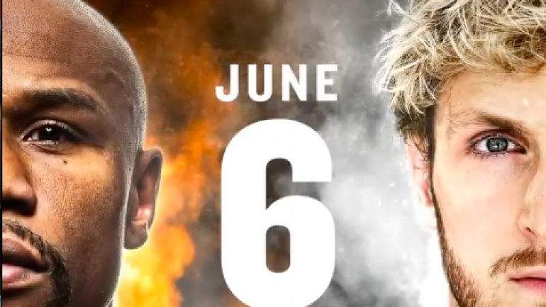 Floyd Mayweather v Logan Paul On, For June 6, in Miami