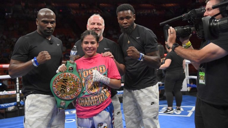 Marlen Esparza wants all the belts…and wants to create a new title