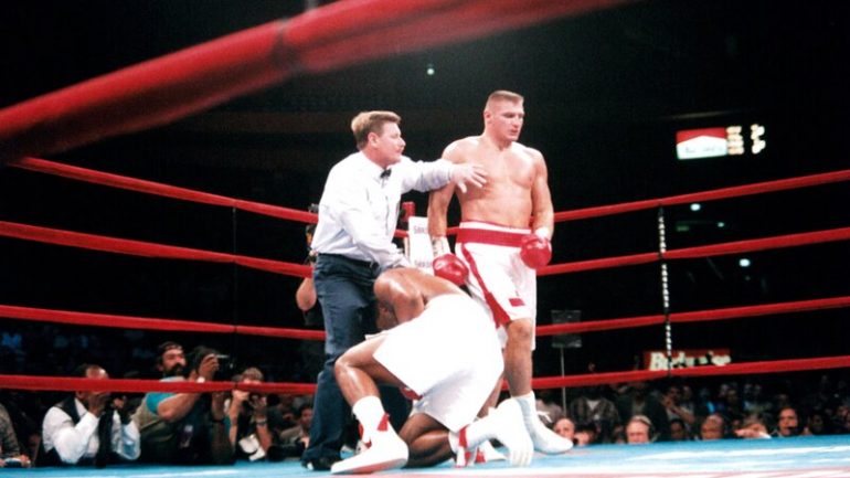A quarter-century ago, first Bowe-Golota fight could have been a great upset instead of just upsetting