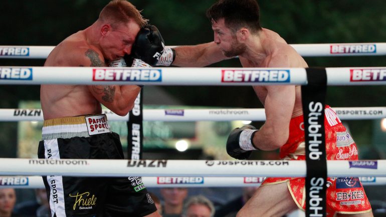 Anthony Fowler dominates Rico Mueller, scores eighth-round stoppage