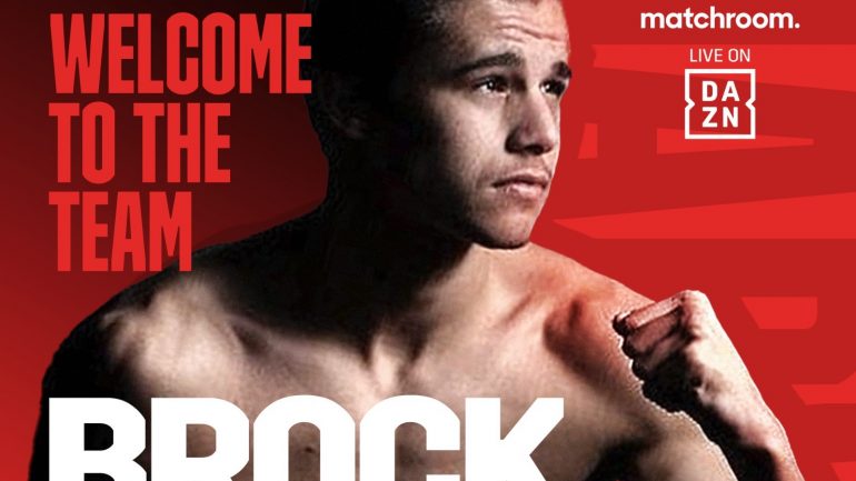 Australian star Brock Jarvis signs with Matchroom Boxing