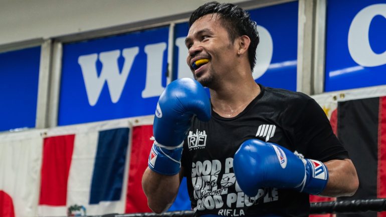 With possible presidential run looming, this could be end of Pacquiao’s boxing career, win or lose