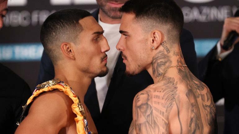Teofimo Lopez Jr. and George Kambosos make weight in another step closer to actually fighting