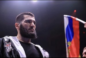 Artur Beterbiev in the ring ready for combat 