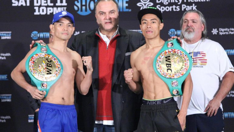 Nonito Donaire, Reymart Gaballo make weight for all-Filipino showdown