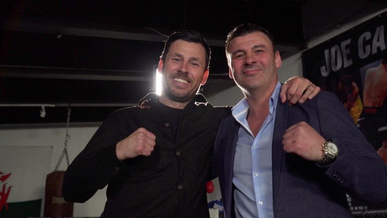 Former world champs Joe Calzaghe and Darren Barker throw their hats into the management ring