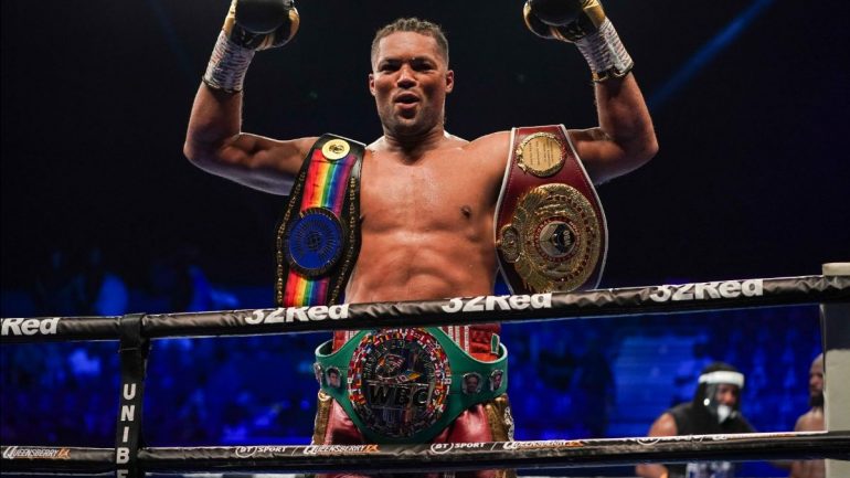 Joe Joyce aiming for world titles after four-round mauling of Christian Hammer