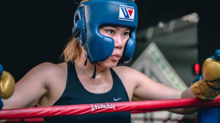 Trudy Li, National Golden Gloves champ from Brooklyn, begins her pro conquest