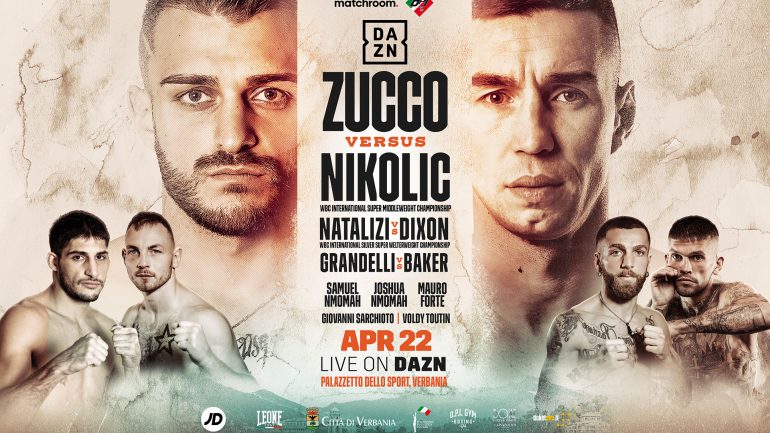 Zucco stays undefeated with second round stoppage of Nikolic on DAZN