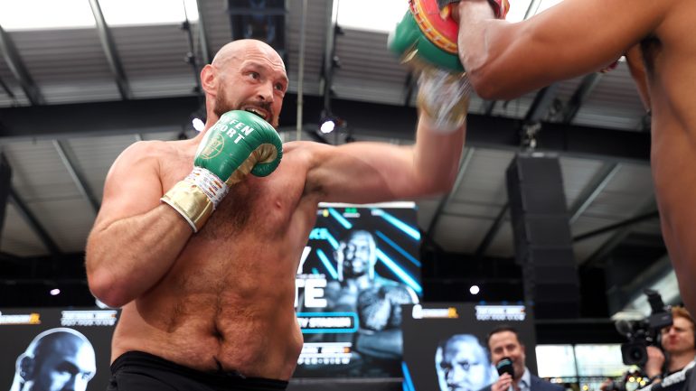 Strictly business for Tyson Fury ahead of Dillian Whyte showdown