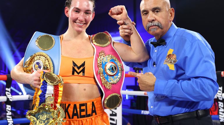 Mikaela Mayer Unleashed – Unbeaten champ takes aim at Baumgardner, Choi and Katie Taylor