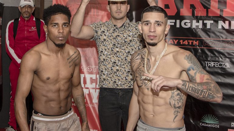 PHOTOS: Emmanuel Rodriguez, Anthony Johns make weight in New Jersey
